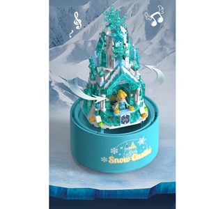 لگو دیزنی گوی موزیکال طرح قلعه برفی 301 قطعه snow castle _لگو